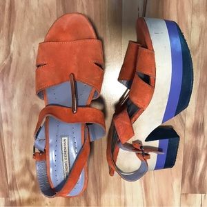 Opening ceremony platform sandals